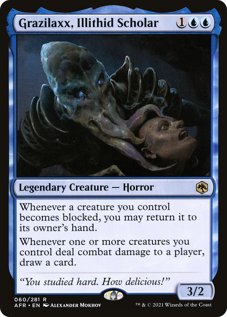 Grazilaxx, Illithid Scholar (60) [Adventures in the Forgotten Realms] - Deck Out Gaming