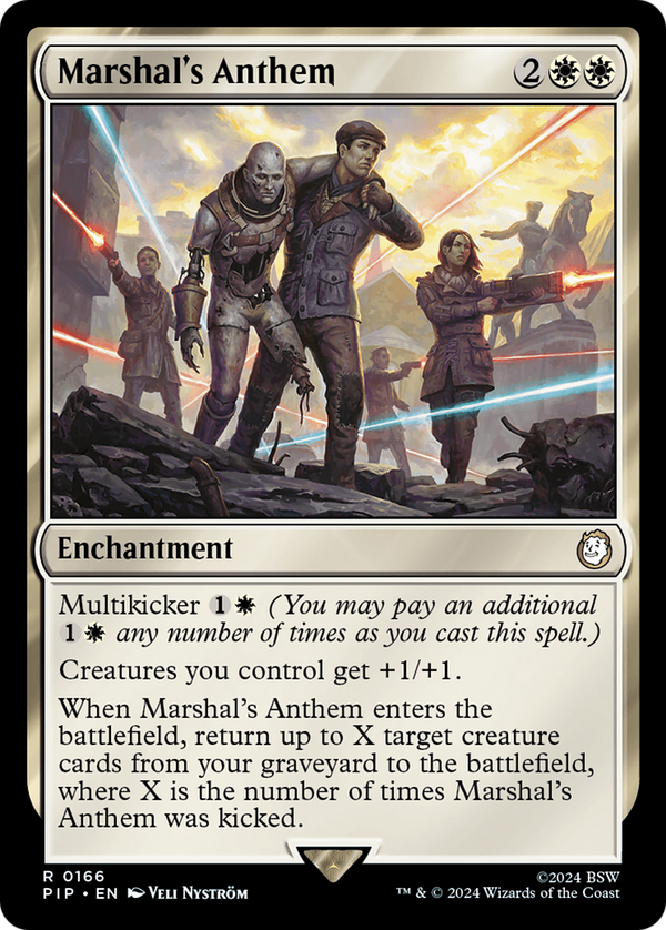 Marshal's Anthem (166) [Fallout] foil - Deck Out Gaming