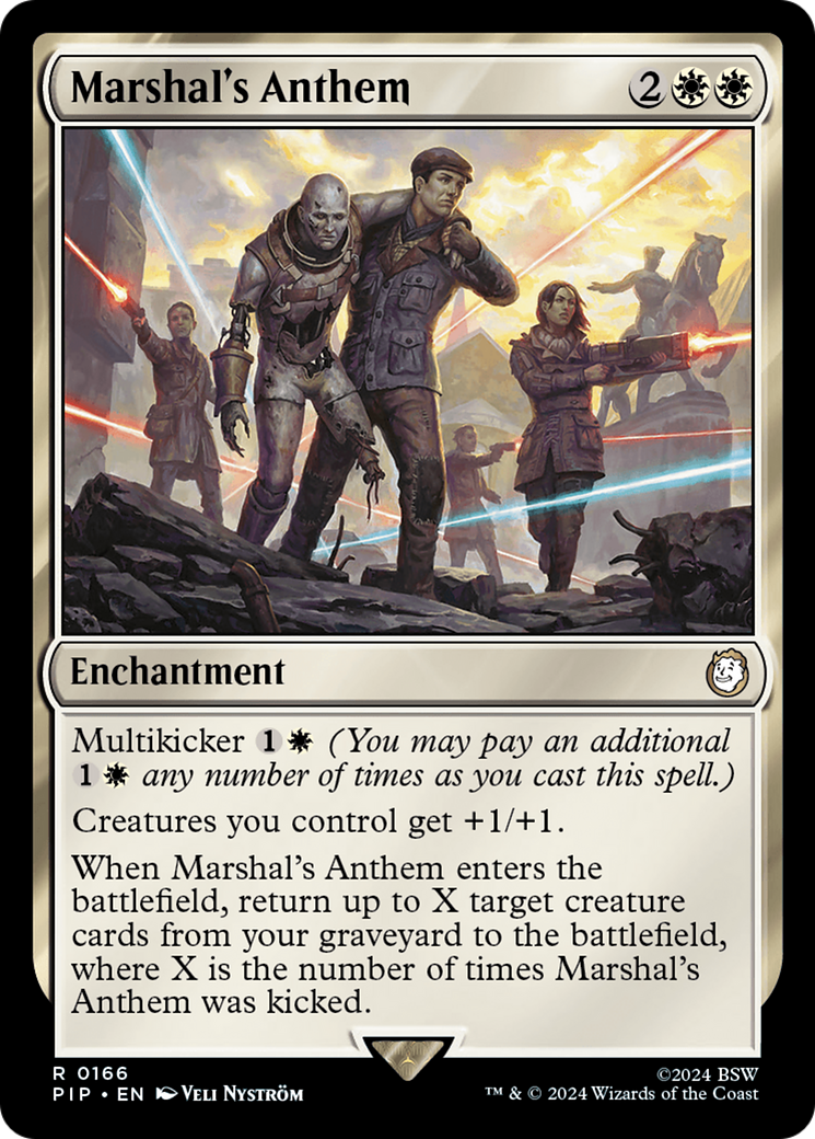 Marshal's Anthem (166) [Fallout] foil - Deck Out Gaming
