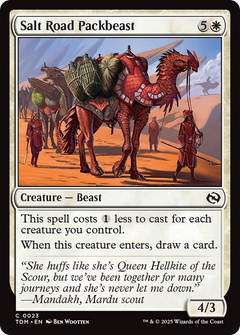 Salt Road Packbeast (23) [Tarkir: Dragonstorm] foil - Deck Out Gaming