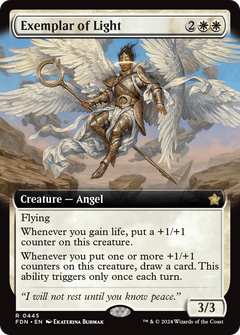 Exemplar of Light (Extended Art) (445) [Foundations] foil - Deck Out Gaming