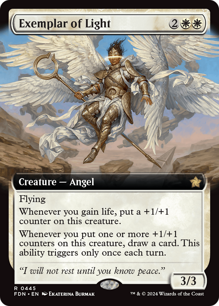 Exemplar of Light (Extended Art) (445) [Foundations] - Deck Out Gaming