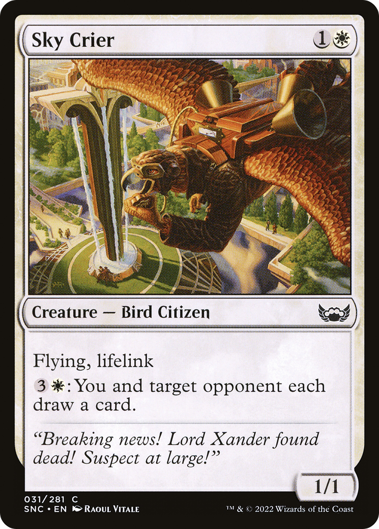 Sky Crier (31) [Streets of New Capenna] - Deck Out Gaming