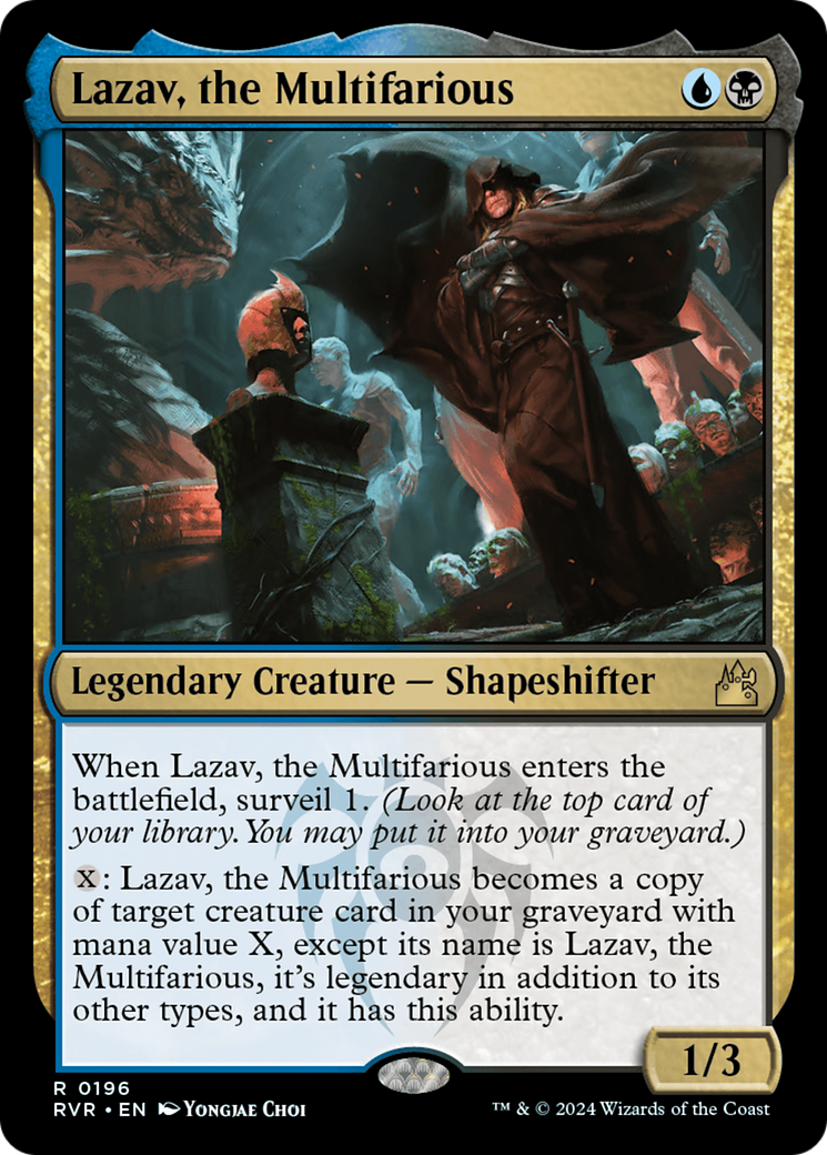 Lazav, the Multifarious (196) [Ravnica Remastered] - Deck Out Gaming
