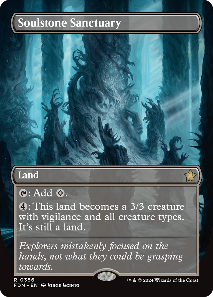 Soulstone Sanctuary (Borderless) (356) [Foundations] foil - Deck Out Gaming