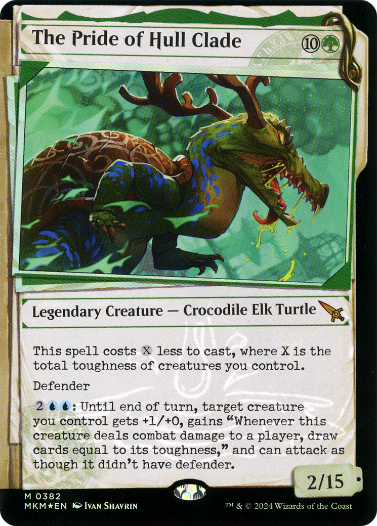The Pride of Hull Clade (Showcase) (Invisible Ink) (382) [Murders at Karlov Manor] foil - Deck Out Gaming