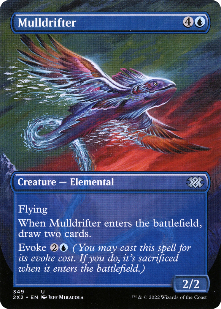 Mulldrifter (Borderless) (349) [Double Masters 2022] foil - Deck Out Gaming