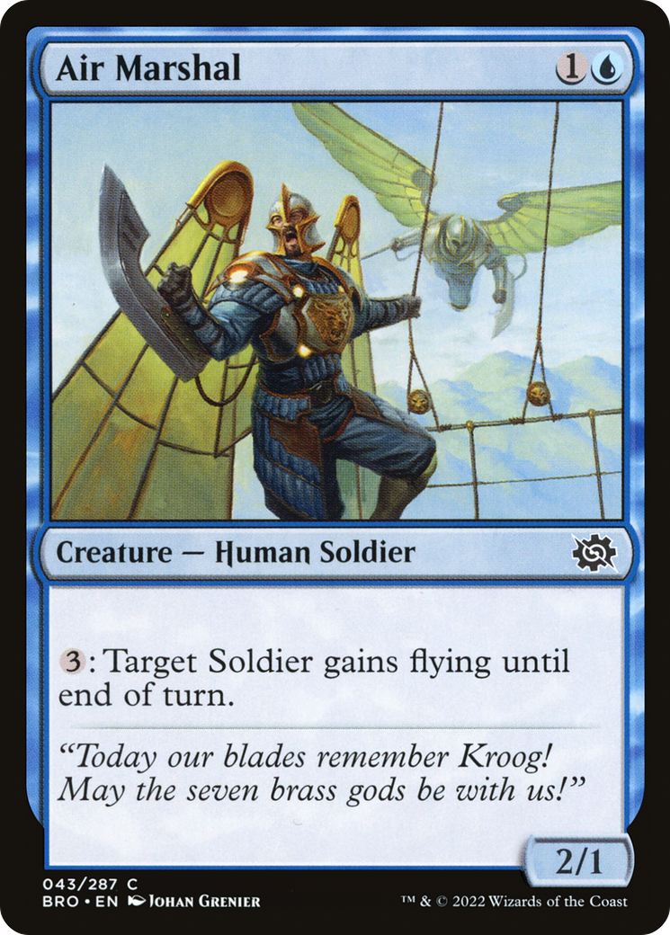 Air Marshal (43) [The Brothers' War] foil - Deck Out Gaming