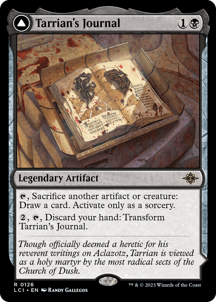 Tarrian's Journal (126) [The Lost Caverns of Ixalan] foil - Deck Out Gaming