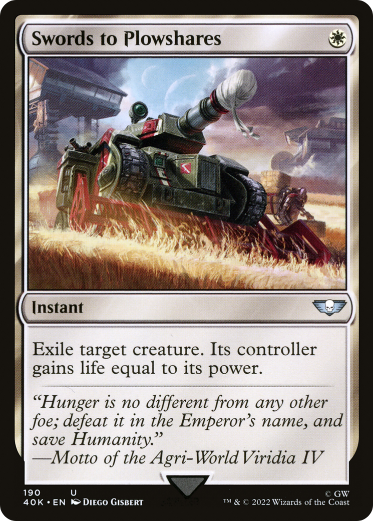 Swords to Plowshares (190) [Warhammer 40,000 Commander] - Deck Out Gaming