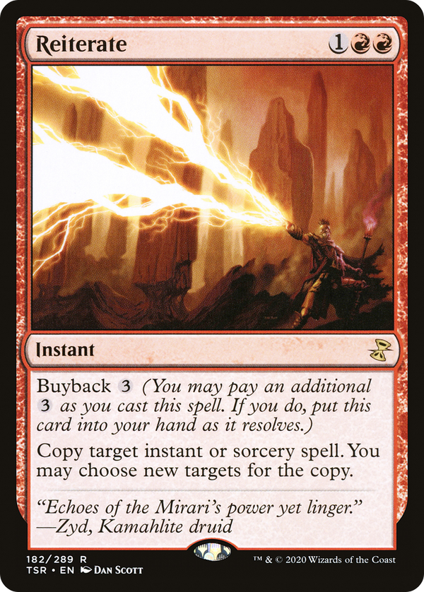 Reiterate (182) [Time Spiral: Remastered] foil - Deck Out Gaming