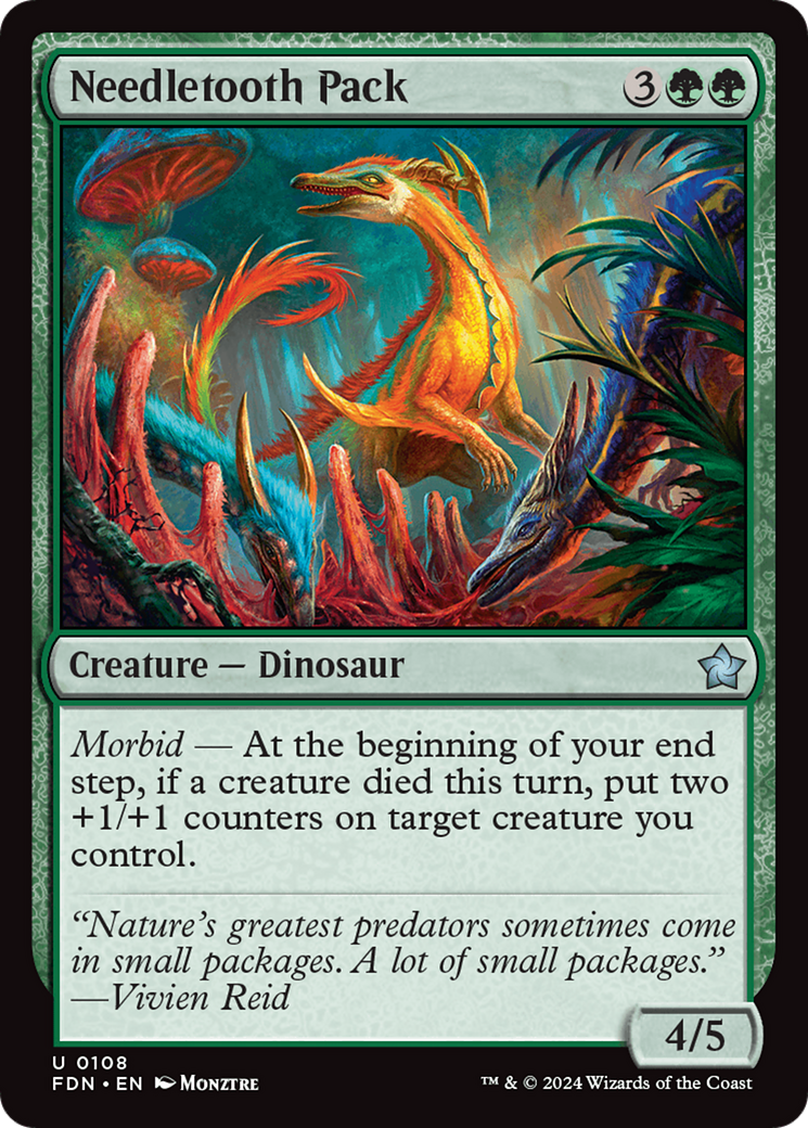 Needletooth Pack (108) [Foundations] foil - Deck Out Gaming
