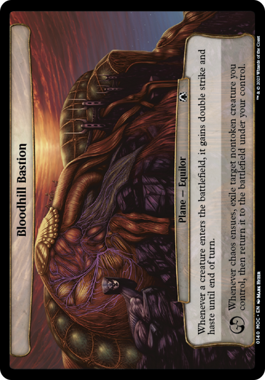 Bloodhill Bastion (140) [March of the Machine Commander] - Deck Out Gaming