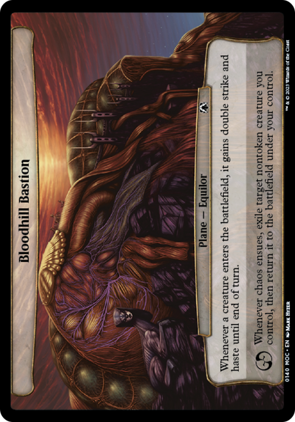 Bloodhill Bastion (140) [March of the Machine Commander] - Deck Out Gaming
