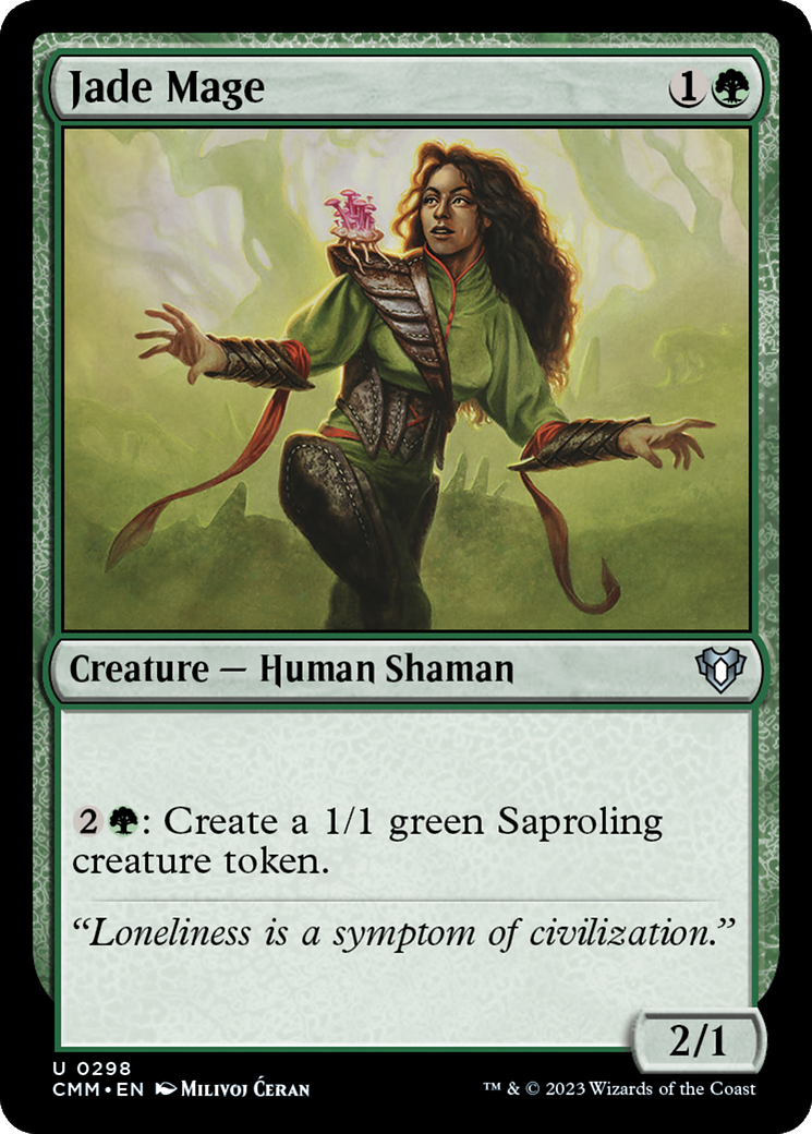 Jade Mage (298) [Commander Masters] - Deck Out Gaming
