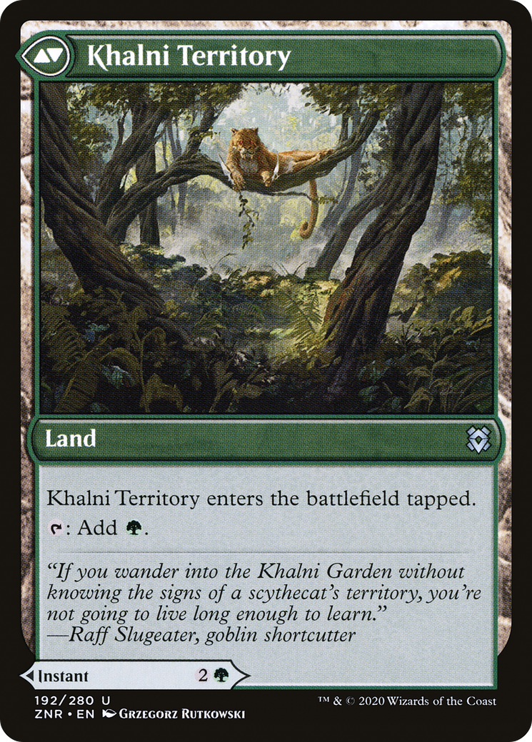 Khalni Ambush // Khalni Territory (192) [Zendikar Rising] foil - Deck Out Gaming