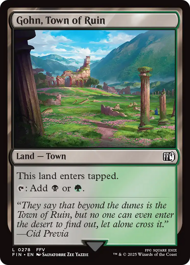 Gohn, Town of Ruin (278) [FINAL FANTASY] foil - Deck Out Gaming