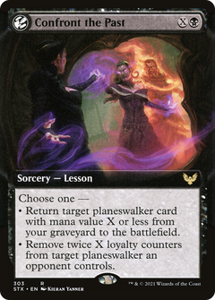 Confront the Past (Extended Art) (303) [Strixhaven: School of Mages] foil - Deck Out Gaming