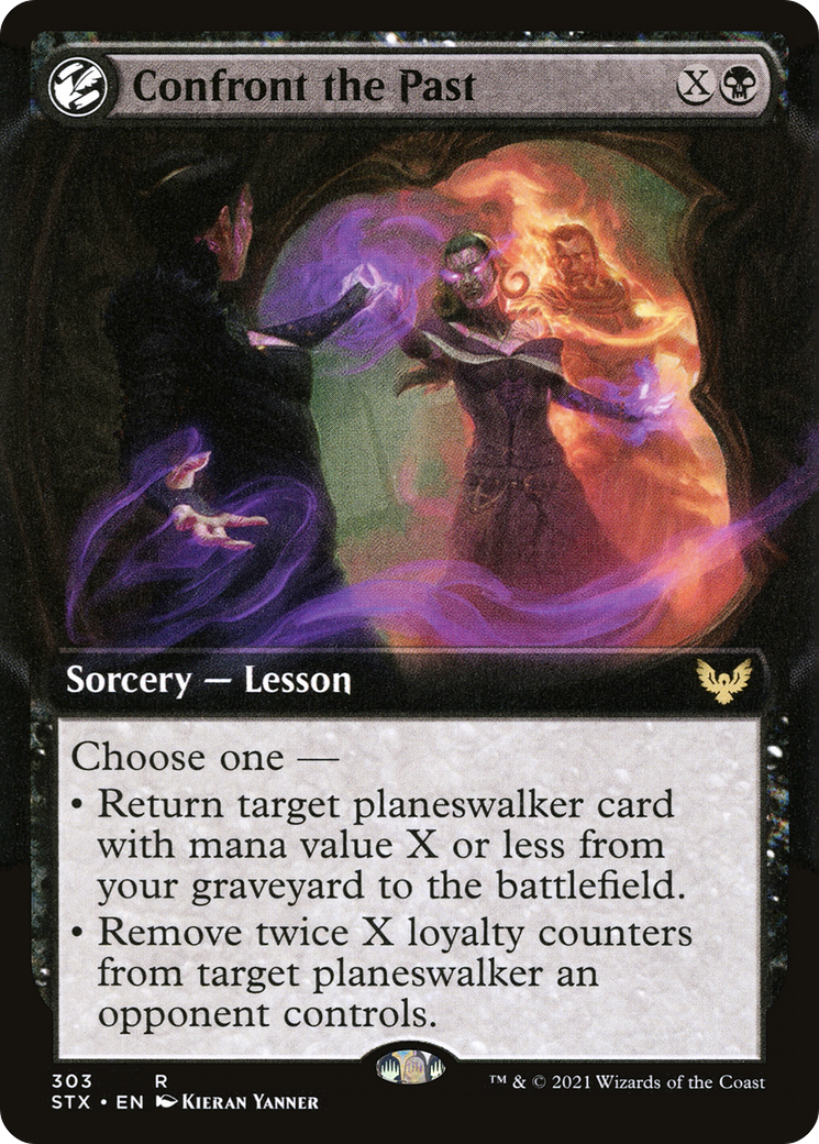Confront the Past (Extended Art) (303) [Strixhaven: School of Mages] foil - Deck Out Gaming