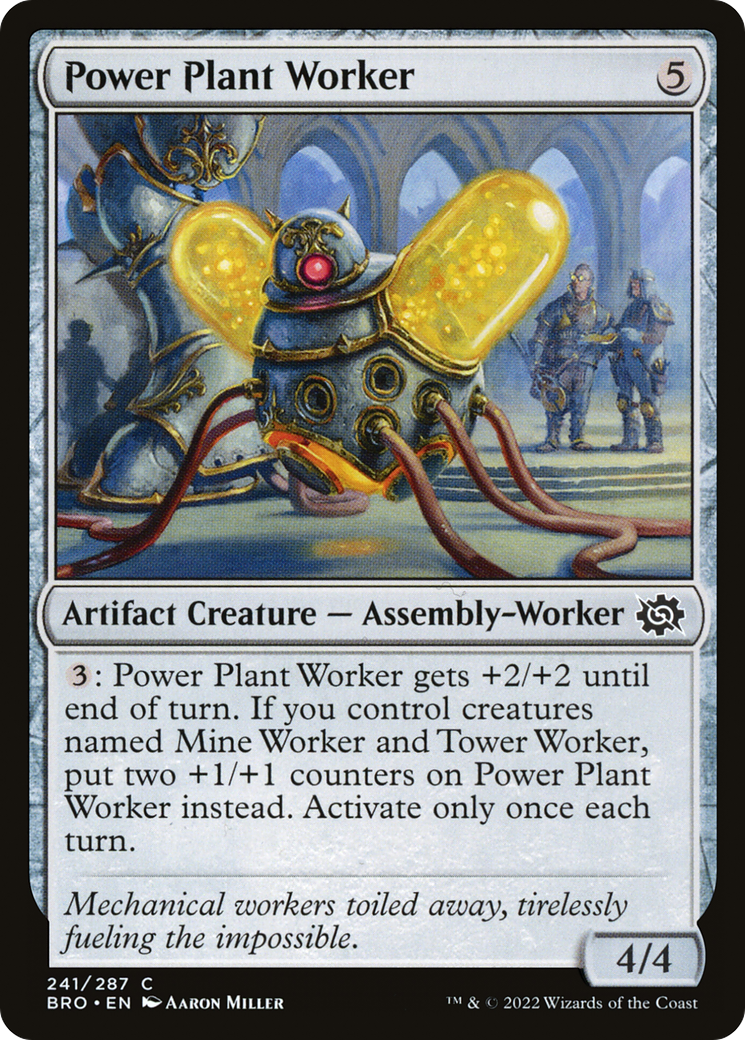 Power Plant Worker (241) [The Brothers' War] - Deck Out Gaming