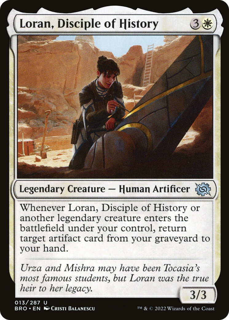 Loran, Disciple of History (13) [The Brothers' War] - Deck Out Gaming