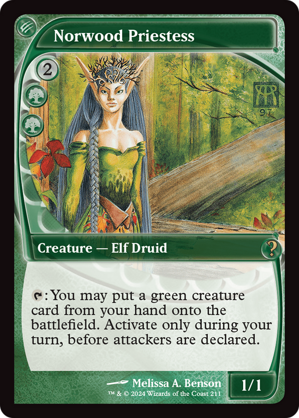 Norwood Priestess (Future Sight) (211) [Mystery Booster 2] foil - Deck Out Gaming