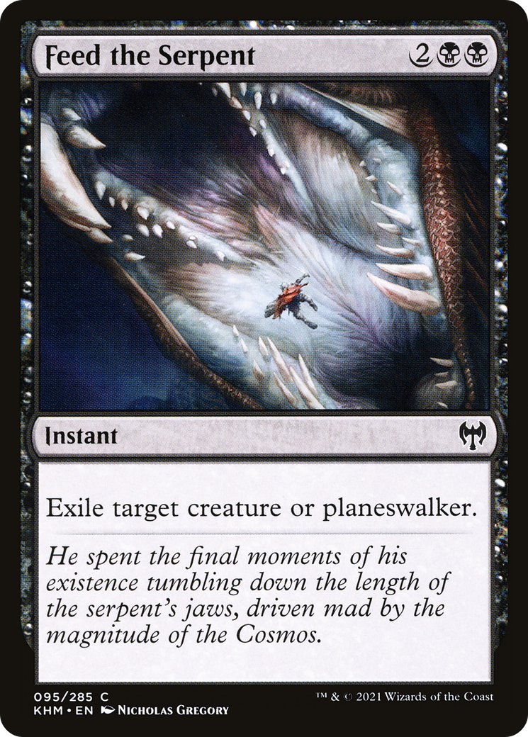 Feed the Serpent (95) [Kaldheim] foil - Deck Out Gaming
