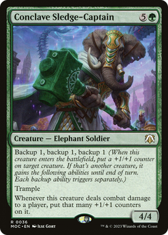 Conclave Sledge-Captain (36) [March of the Machine Commander] - Deck Out Gaming