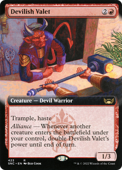 Devilish Valet (Extended Art) (423) [Streets of New Capenna] - Deck Out Gaming