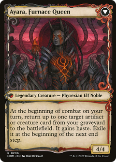 Ayara, Widow of the Realm (Showcase) (296) [March of the Machine] foil - Deck Out Gaming