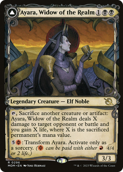 Ayara, Widow of the Realm (Showcase) (296) [March of the Machine] - Deck Out Gaming