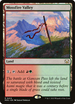 Mossfire Valley (414) [March of the Machine Commander] - Deck Out Gaming