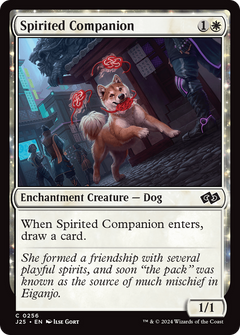 Spirited Companion (256) [Foundations Jumpstart] - Deck Out Gaming