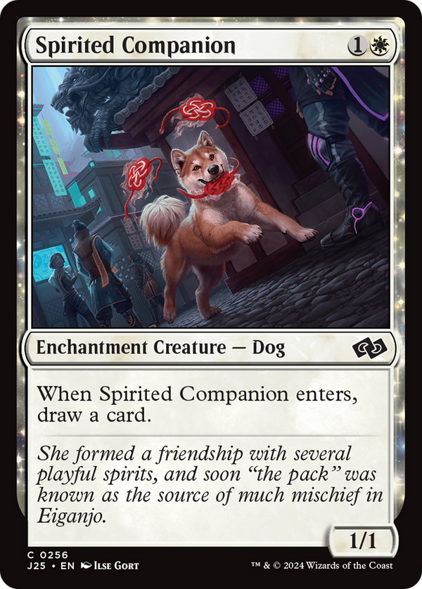 Spirited Companion (256) [Foundations Jumpstart] - Deck Out Gaming