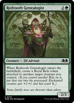 Redtooth Genealogist (179) [Wilds of Eldraine] foil - Deck Out Gaming