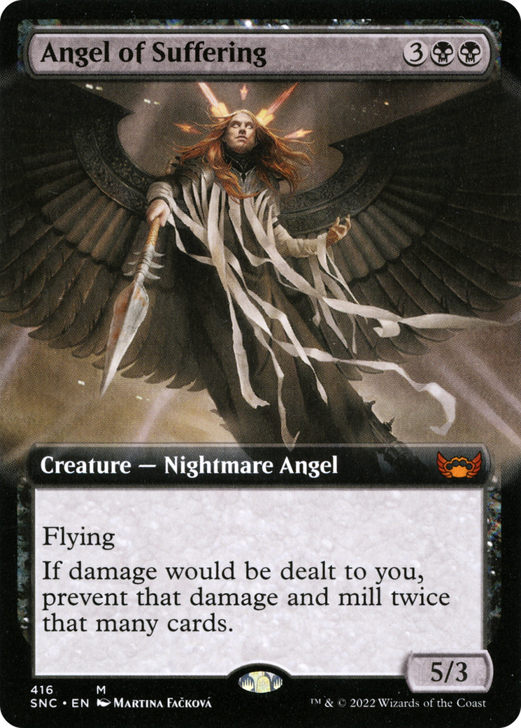 Angel of Suffering (Extended Art) (416) [Streets of New Capenna] - Deck Out Gaming