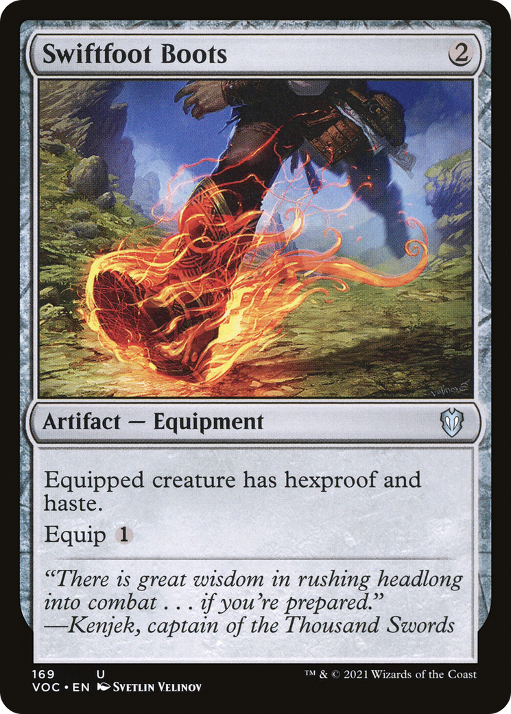 Swiftfoot Boots (169) [Commander: Innistrad: Crimson Vow] - Deck Out Gaming
