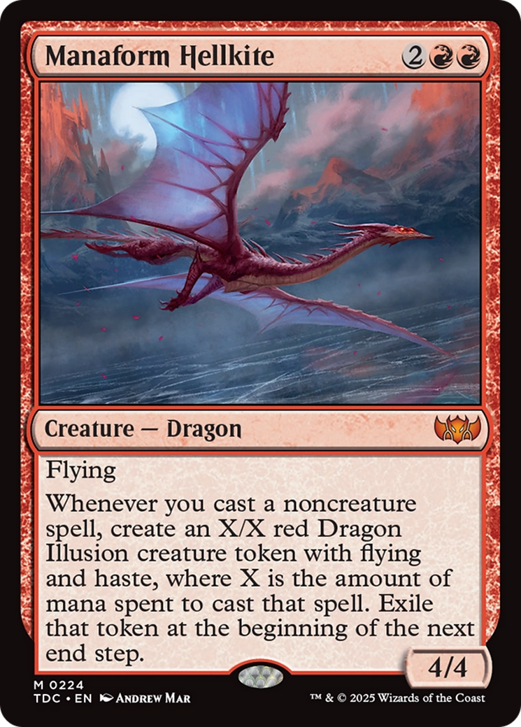 Manaform Hellkite (224) [Commander: Tarkir: Dragonstorm] - Deck Out Gaming