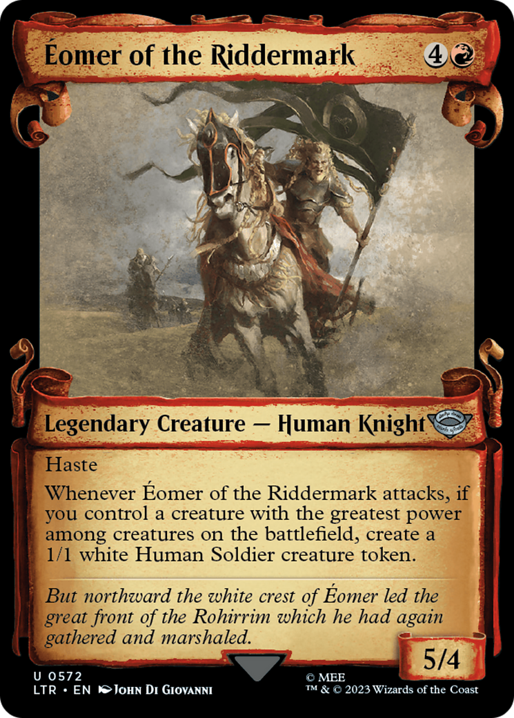 Eomer of the Riddermark (Showcase Scrolls) (572) [The Lord of the Rings: Tales of Middle-earth] foil - Deck Out Gaming