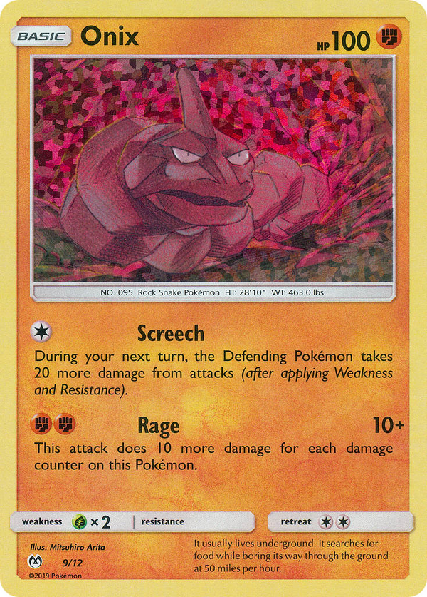 Onix - 9/12 (9) [McDonald's Promos 2019] Holofoil - Deck Out Gaming