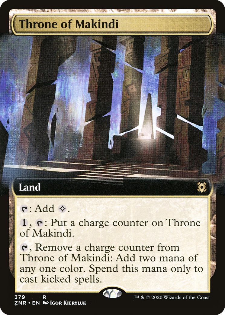 Throne of Makindi (Extended Art) (379) [Zendikar Rising] - Deck Out Gaming