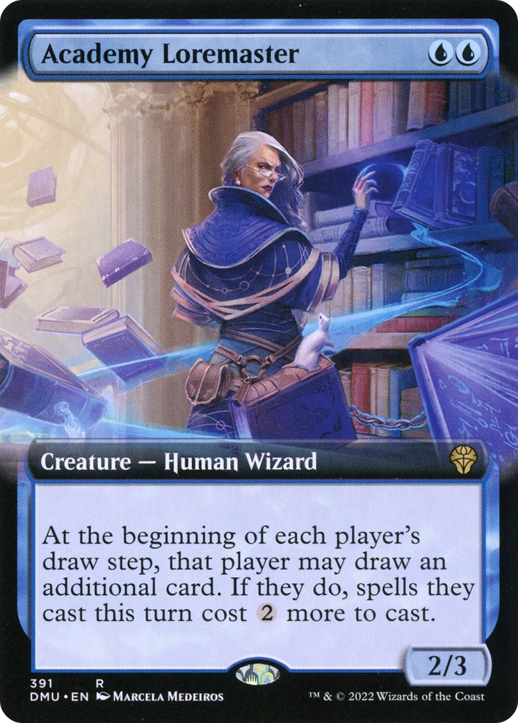 Academy Loremaster (Extended Art) (391) [Dominaria United] foil - Deck Out Gaming