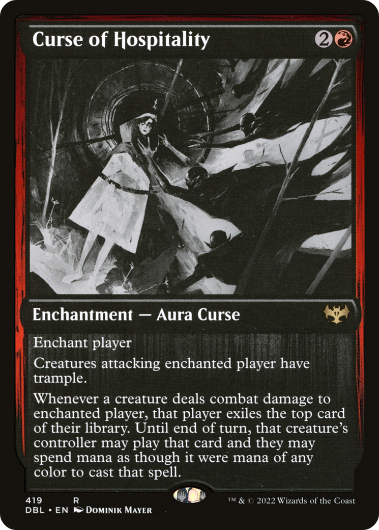 Curse of Hospitality (419) [Innistrad: Double Feature] - Deck Out Gaming