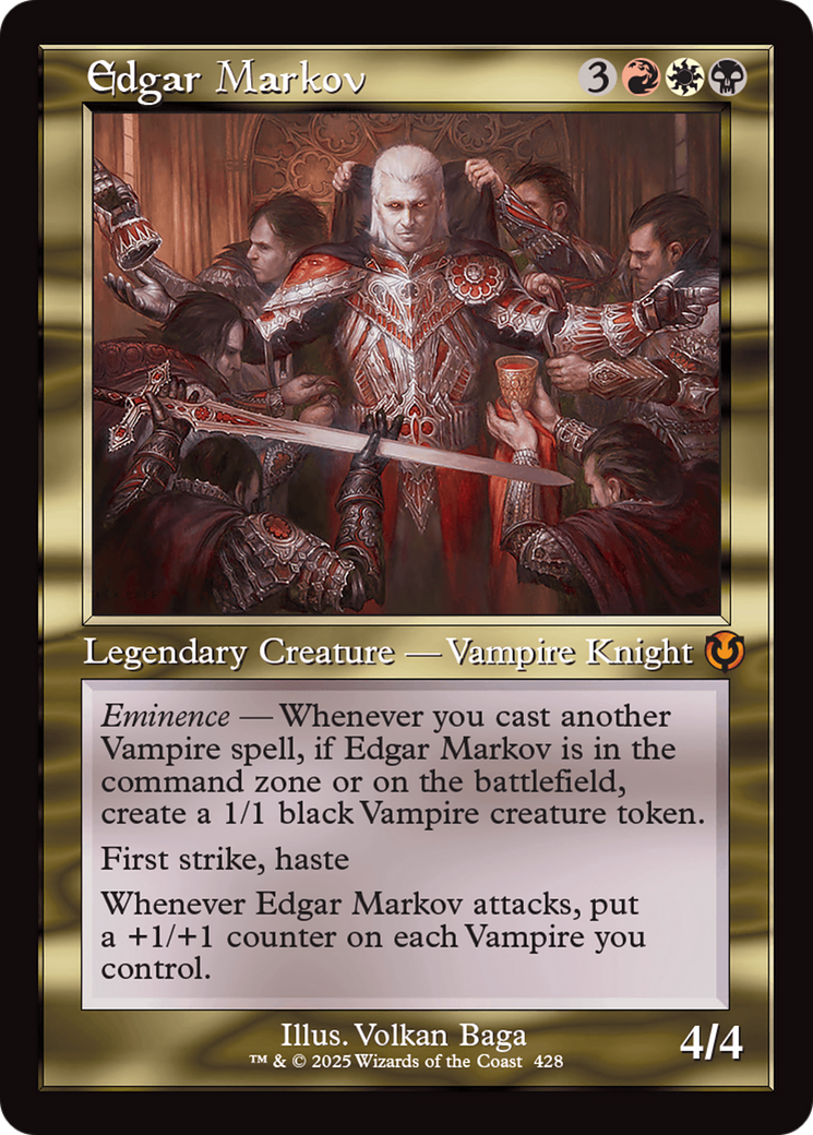 Edgar Markov (Retro Frame) (428) [Innistrad Remastered] foil - Deck Out Gaming