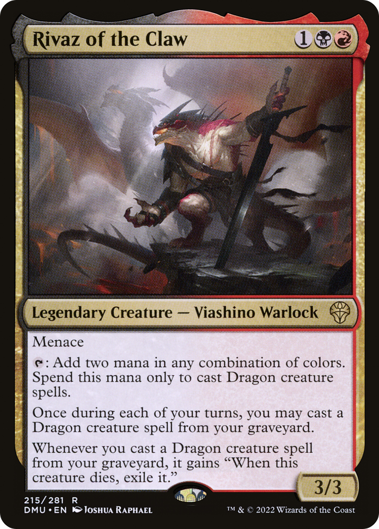 Rivaz of the Claw (215) [Dominaria United] foil - Deck Out Gaming
