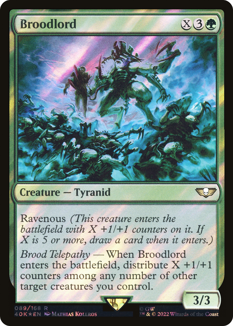 Broodlord (Surge Foil) (89) [Warhammer 40,000 Commander] foil - Deck Out Gaming