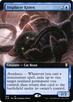 Displacer Kitten (Extended Art) (560) [Commander Legends: Battle for Baldur's Gate] foil - Deck Out Gaming