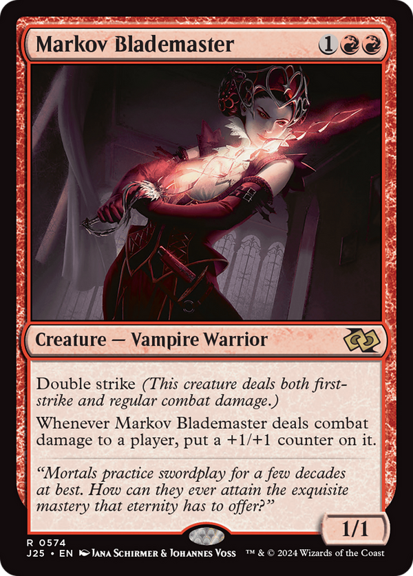Markov Blademaster (574) [Foundations Jumpstart] - Deck Out Gaming