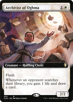 Archivist of Oghma (Extended Art) (553) [Commander Legends: Battle for Baldur's Gate] - Deck Out Gaming