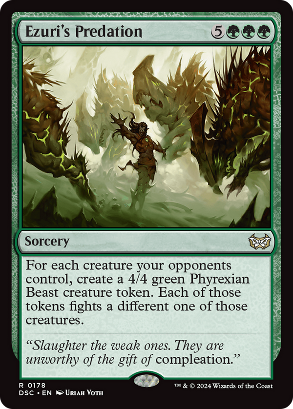Ezuri's Predation (178) [Duskmourn: House of Horror Commander] - Deck Out Gaming